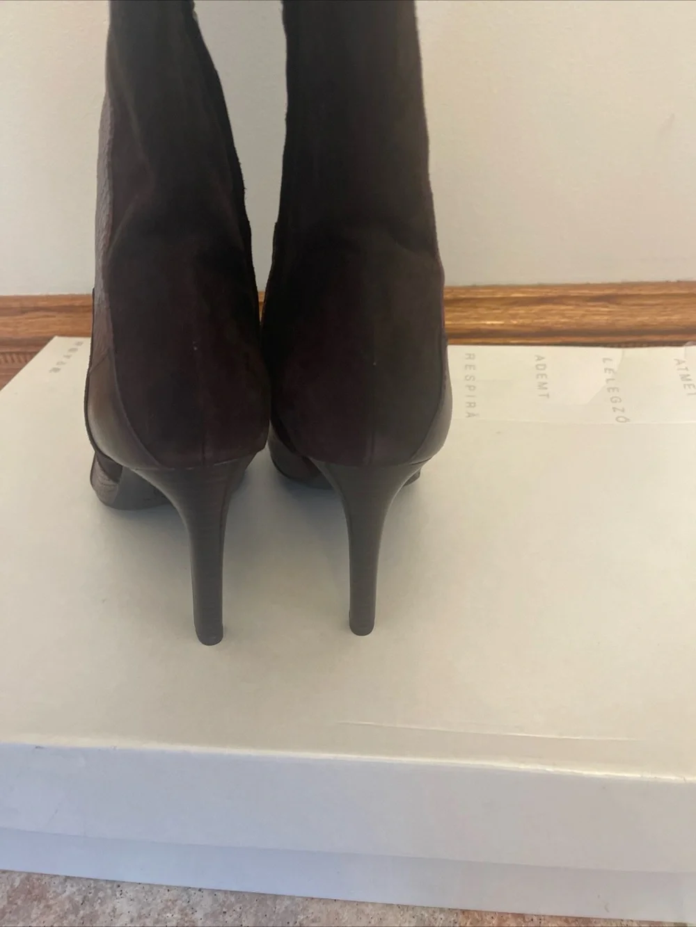 BNWB Geox Respira  Boots women Leather/Suede Size US 7 - EUR 38